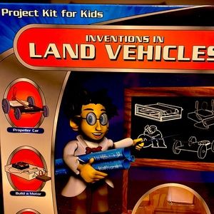 Inventions in Land Vehicles Project Kit for Kids ages 7 and up